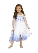 NWT Sizes 4-6X Disney Frozen 2 Elsa Dress Up, the Snow Queen Elsa Costume White
