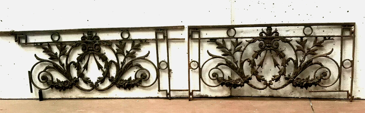 Fenêtre Déco Jardin Fer Style Antique Rouillé - Aubaho 34x47cm