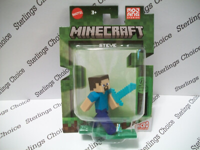 Minecraft Micro Items Minecraft Micro Collection Figures Steve | eBay