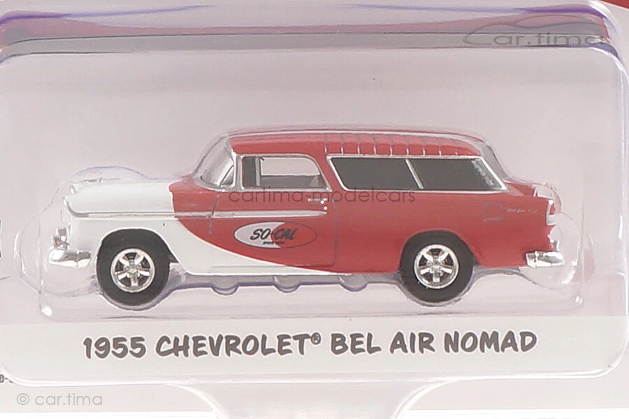 Chevrolet Bel Air Nomade 1955 Rosso/Bianco ACME 1:64 - GL-51340 - Immagine 4 di 4