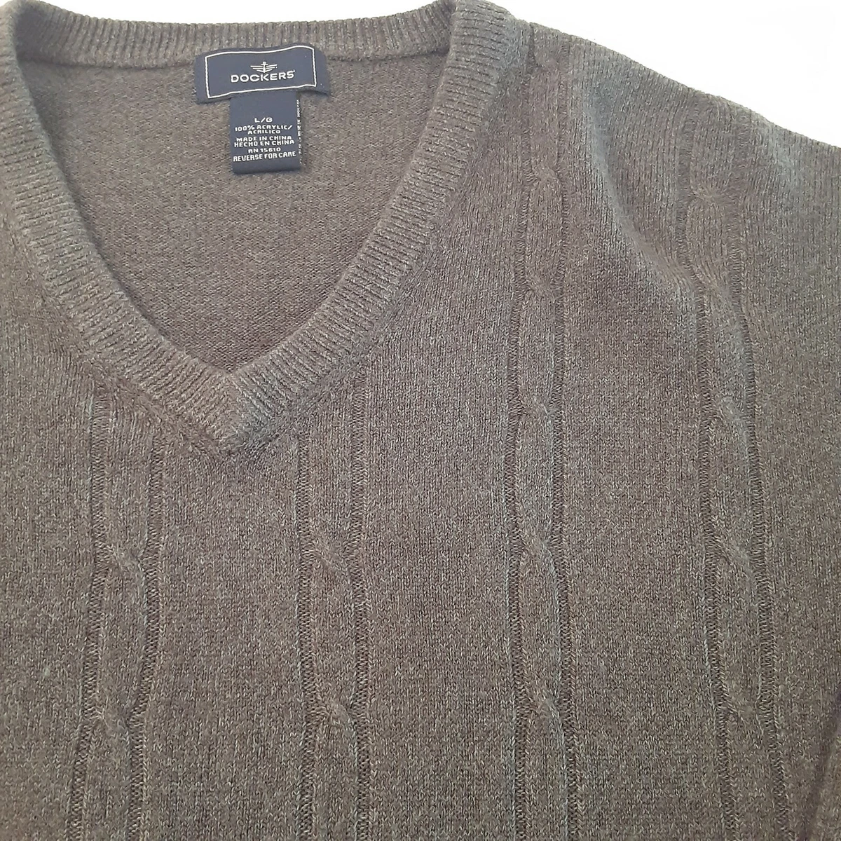 Dockers v shop neck sweater