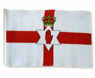 #ad 12x18 12quot;x18quot; Northern Ireland Sleeve Flag Boat Car Garden 100D $7.77