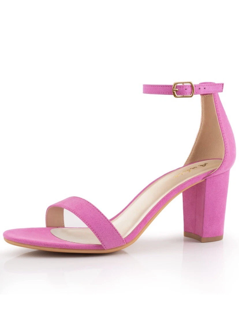 Pink heels top size 6