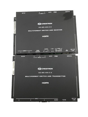 Crestron HD-MD-400-C-E Multiformat Switch HDMI Receiver w/Transmitter 6507781