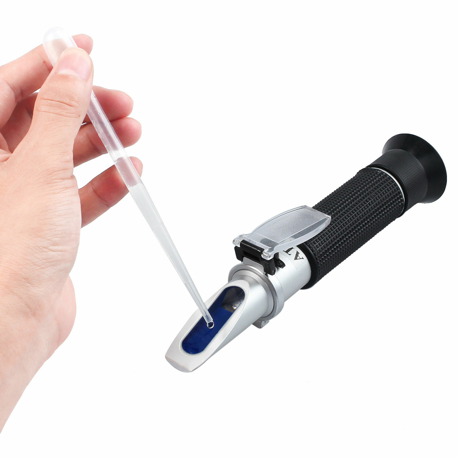 Salinity Refractometer 0-10% Aquarium Water Salt Hydrometer Measurement with ATC