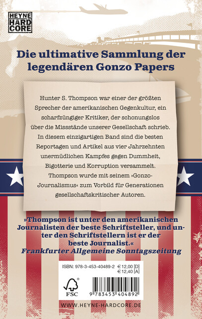 Thumbnail - Hunter S. Thompson / Gonzo Generation / 9783453404892