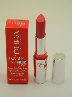 Miss PUPA Long-Lasting Velvet Matt Lipcolour Lipstick 301 Coral Party 3,3ml