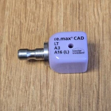 Cerec IPS Emax Cad Implant Blocks LT A3 / A16 (L) / 1 Count