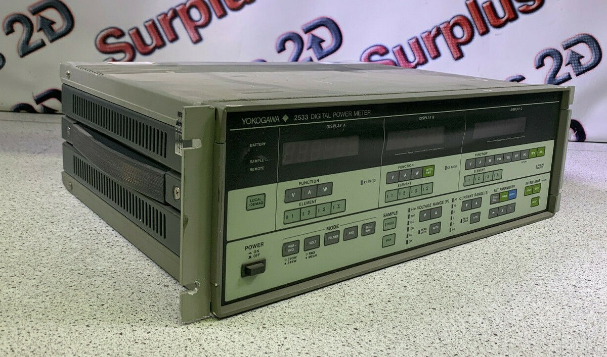 Yokogawa 253313 Digital Power Meter w/ GPIB Option | eBay