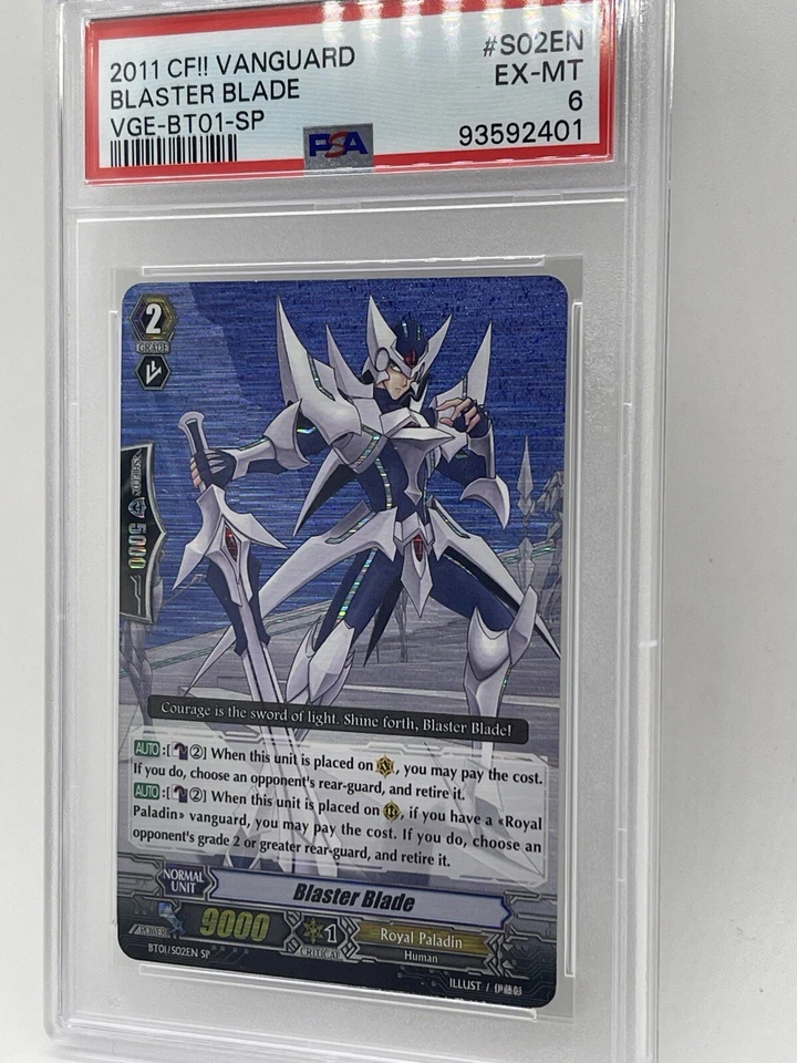Blaster Blade (SP) PSA 6 EX-Mint - 2011 - BT01/S02EN - SP Cardfight Vanguard - Image 4 of 4