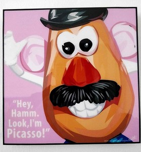 mr potato head painting