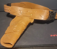 Vintage 1950-60s Fishel "Texas" "Cowboy Arizona" Toy Cap Gun plastic Holster