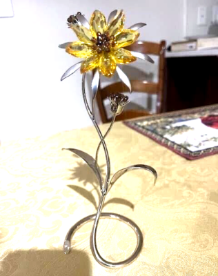 その他 Swarovski / Darigold Light Topaz SWAROVSKI - PARADISE FlLOWER DARIGOLD, LIGHT-TOPAZ BY YASMINE