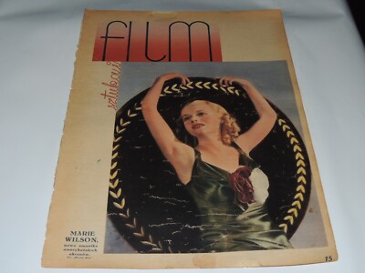 Sztuka i Film 7/1938 Polish magazine Marie Wlson, Frances Dee, Gladys George
