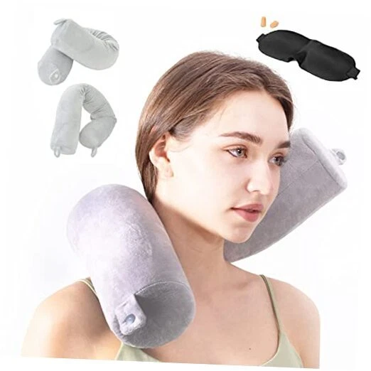Travel Pillow-Twist Memory Foam Neck Pillow Support Pillow, Used for Neck,