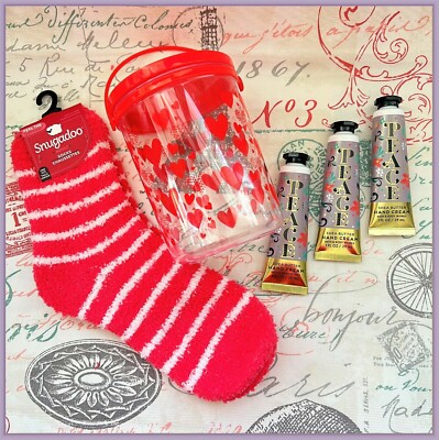 Bath Body Works PEACE ICED RASPBERRY BELLINI 5Pc Gift Set Hand Cream Valentine's