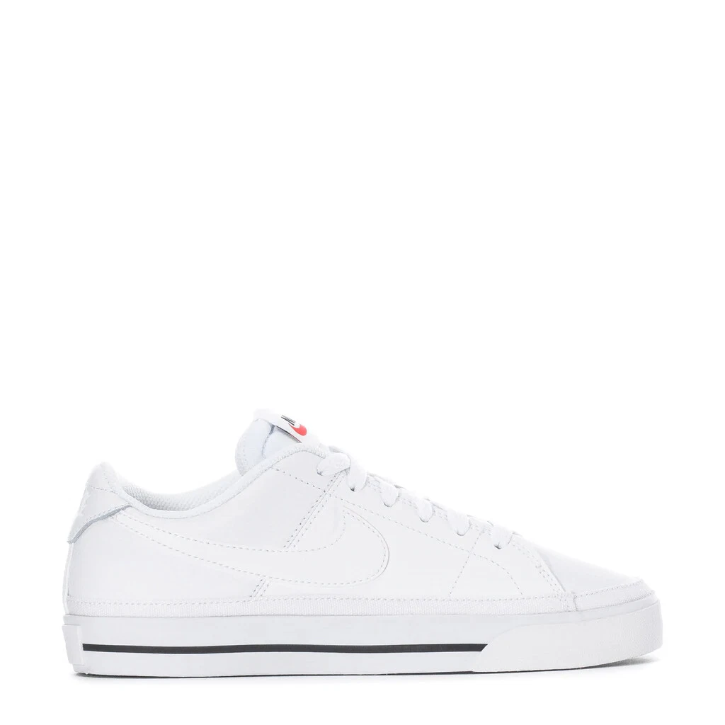 New Women s NIKE COURT LEGACY DH3161 101 White Black Shoes