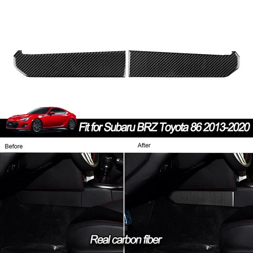 Cubierta lateral del panel de la caja de cambios de fibra de carbono para Subaru BRZ Toyota 86 2013-2020 - Imagen 1 de 12