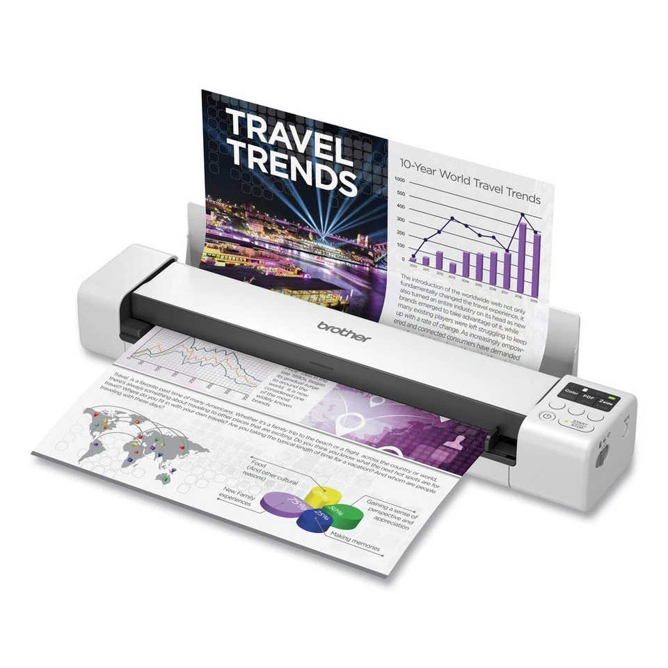 Boardwalk DS940DW 600 DPI Optical Res Duplex Compact Mobile Doc Scanner New - Image 2 of 4