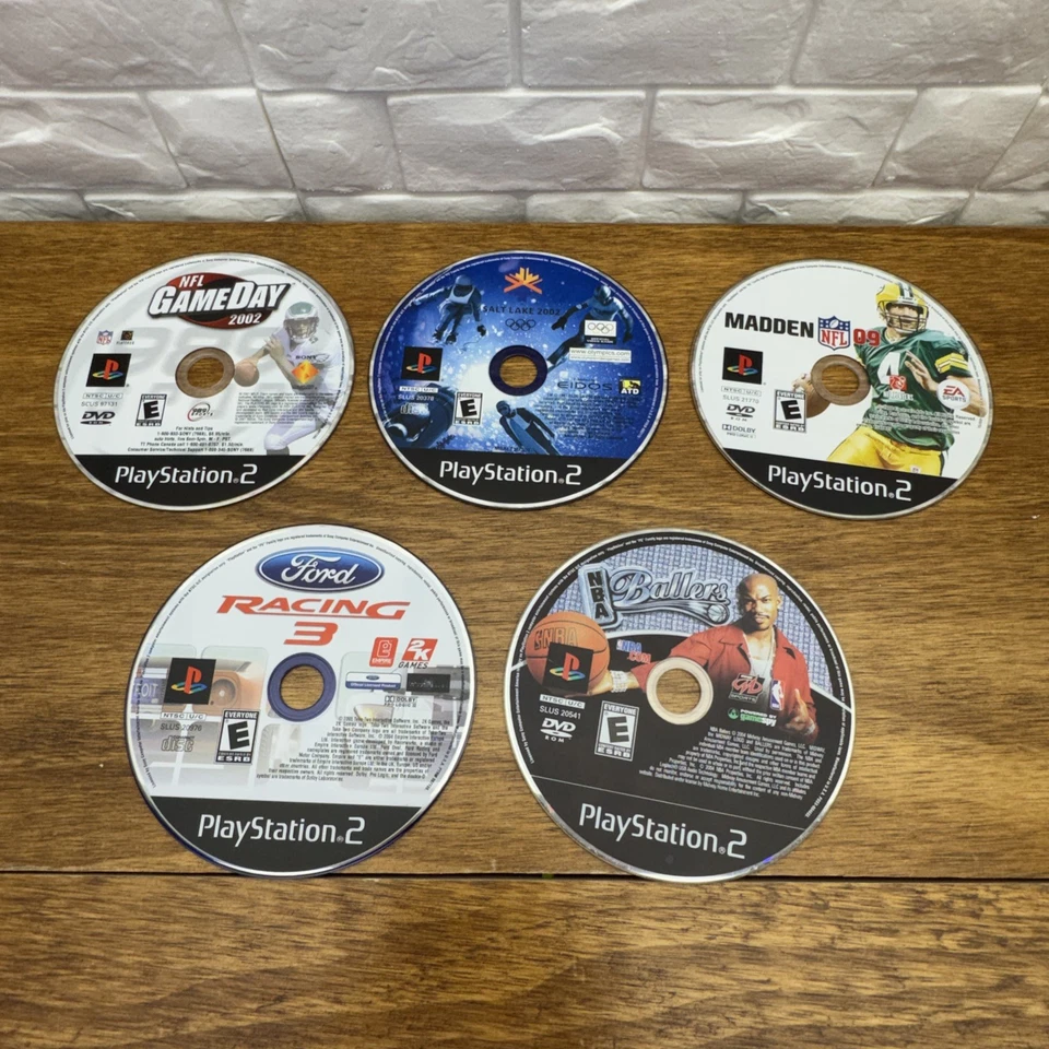 Lot of 25 Loose Playstation 2 Disc Only Video Games Scratched Untested As-Is - Image 4 of 4