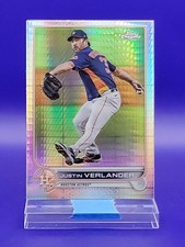Justin Verlander 2022 Topps Chrome Sonic Prism Refractor SP 🔥 Astros