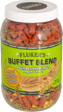 Fluker'S Buffet Blend Adult Bearded Dragon Veggie Variety Diet, 4.5 Oz 76042 