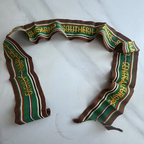 Vintage Military US Army Campaign Streamer WW2 ETO Central Europe 1945