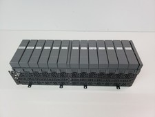 Allen-Bradley 1746-A13 Ser. B 13 Slot Rack SLC 500 w/ 13x Blank Cover Plates