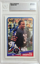 1988 Topps #71 Neal Anderson Signed Rookie Card Autograph RC Auto BGS BAS Bears. rookie card picture