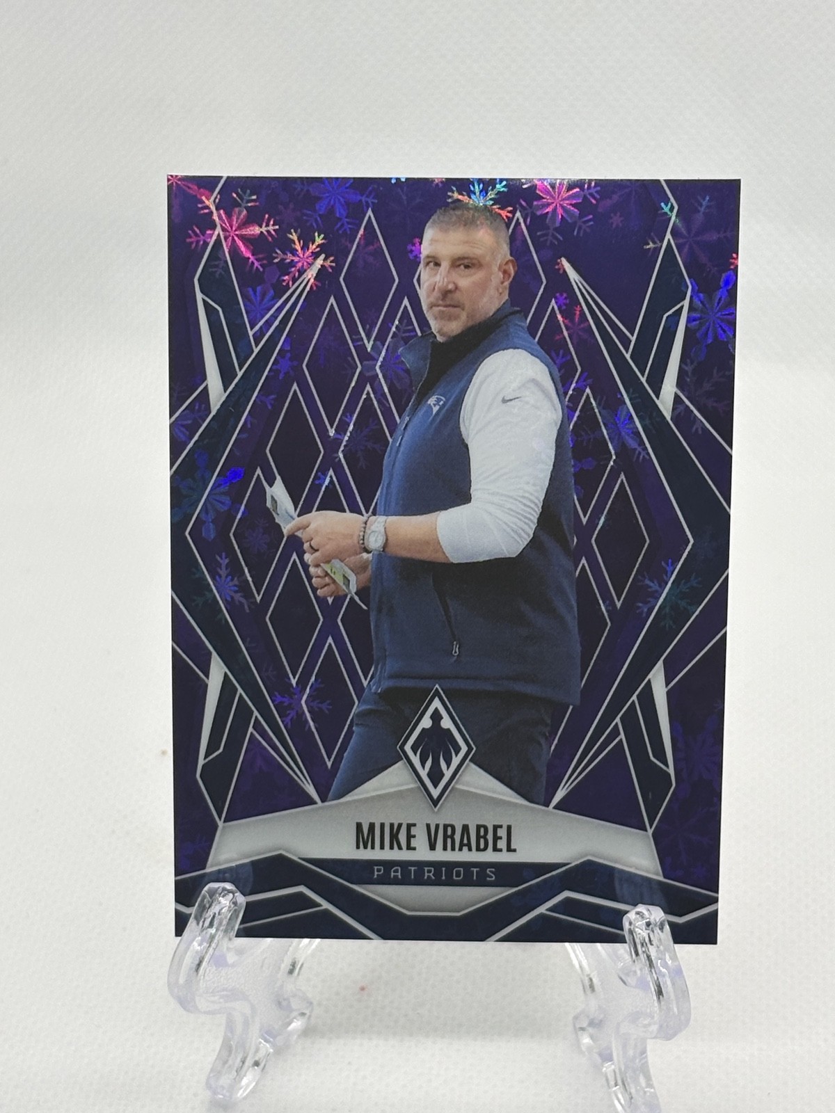 2025 Panini Phoenix - Mike Vrabel #37 Purple Hyper /249