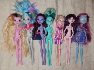 Monster High doll lot Elissabat Kiyomi Silvi Jane Honey Viperine bonita tlc