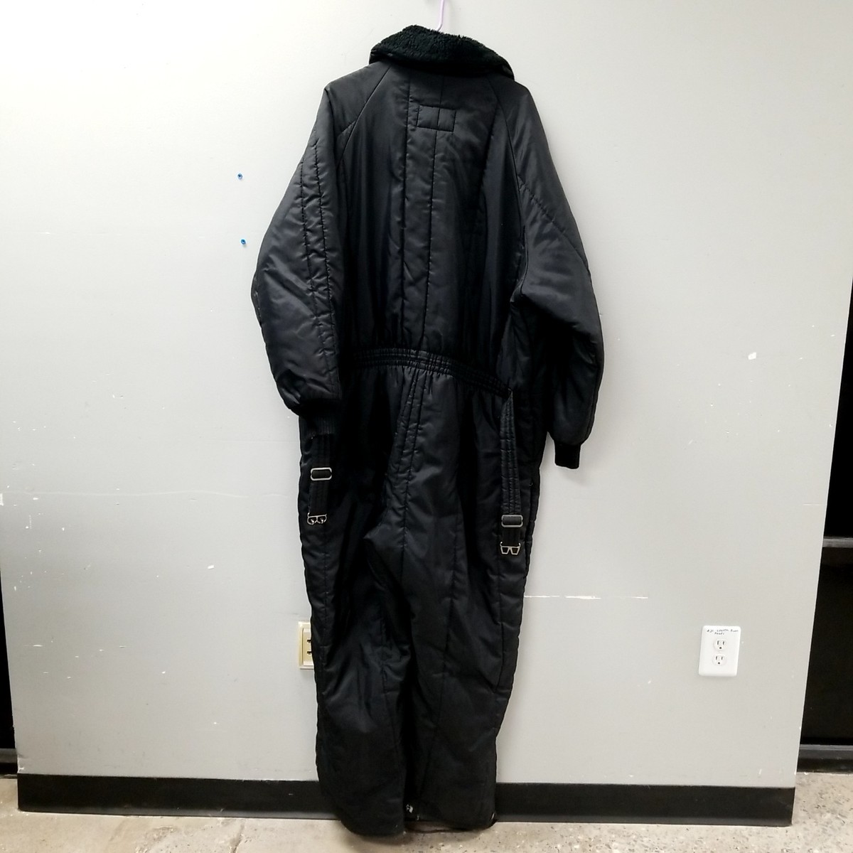 VTG Wall's Blizzard Pruf Black Insulated Ski Snow Suit Coveralls