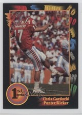 1991 Wild Card Draft Chris Gardocki #45 Rookie RC. rookie card picture