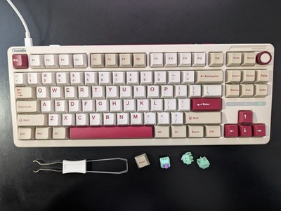 iLovBee B87 75% keyboard, Knob, Hotswap, Tri-mode, RGB, QMK/VIA, Gasket Mount