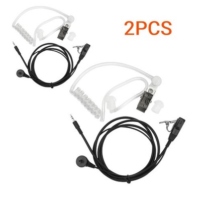 Walkie Talkie Headset 1 Pin Covert Acoustic Tube Earpiece with Mic for Cobra CXT