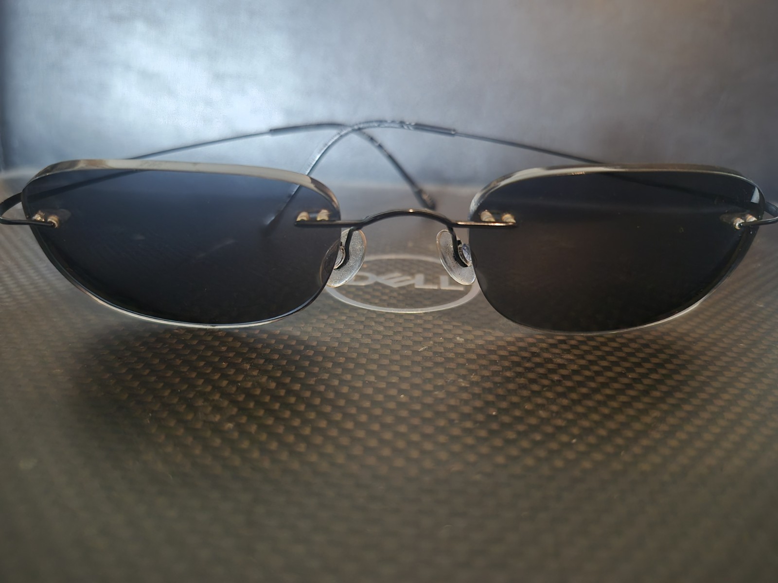 Lot of 2 glasses, sun protection. BULGARI, SILHOUETTE. image 7