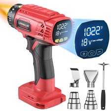 Heat Gun Compatible with Milwaukee 18V Battery: 350W Cordless Battery Powered...