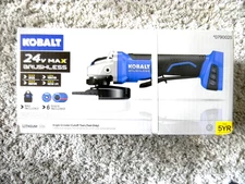 NEW Kobalt KAG 424B-03 24V MAX Brushless Angle Grinder/Cutoff Tool - Bare Tool