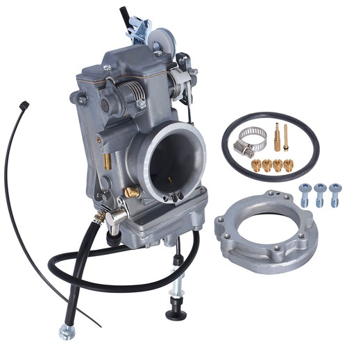 Smoothbore Carburetor Fit For HSR45 45mm Carb EVO Twin Cam TM45-2K US - Picture 3 of 11