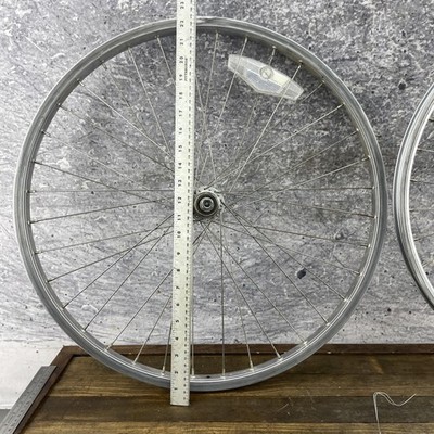 Set De Roues VTT Vintage ARAYA 26x1.50, Or, Moyeux Shimano Exage 6 Vitesses, Occasion