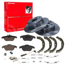 BREMBO Bremsscheiben 278mm Bel&auml;ge Bremsbacken Rep-Satz Hinten f&uuml;r MERCEDES W204