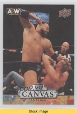 2023 Upper Deck AEW All Elite Wrestling UD Canvas QT Marshall #C63 READ 11q6