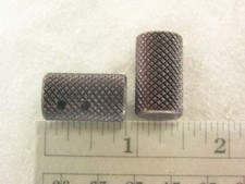 10 Military Knurled Instrument Knobs .887" L x .515"D