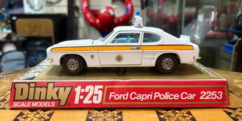 Lovely Very Rare Vintage Dinky Ford Capri Police Car No 2253 1:25 Scale A416
