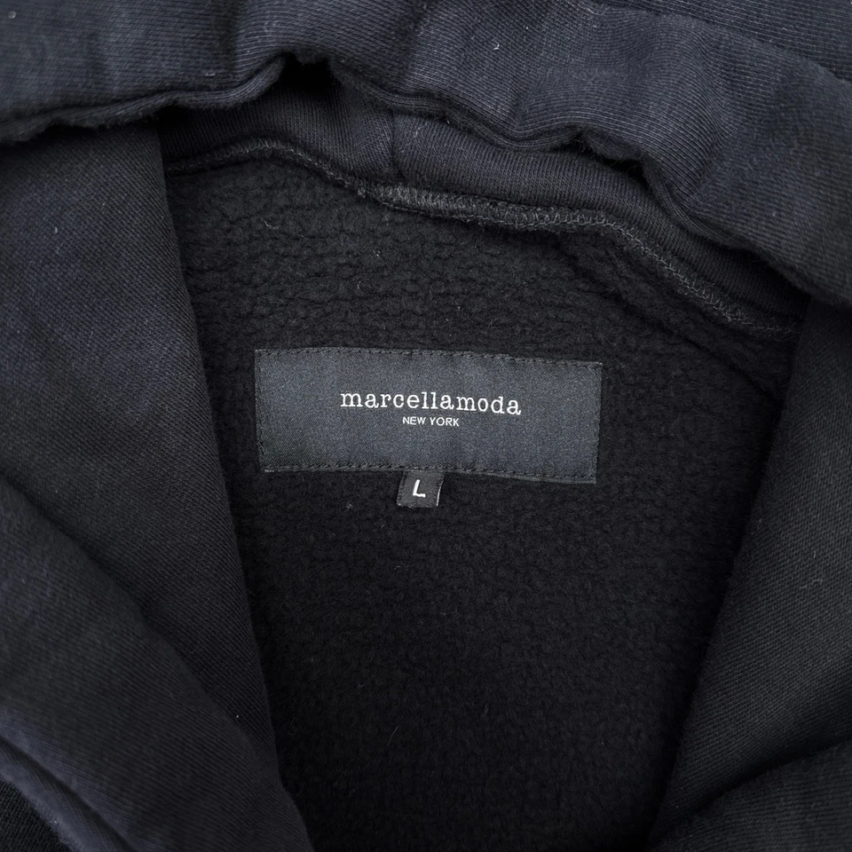 Sudadera con Capucha Marcella NYC Para Mujer Talla Grande Negra De Gran Tamaño Lagenlook Suelta Foto 4 de 4