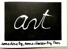 Fluxus 1987;   BEN VAUTIER:  Et Ses Invitées; invit. card Daane