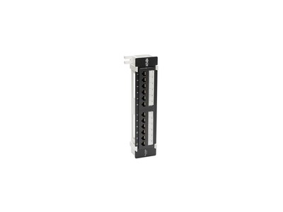 Tripp Lite Cat6 Wall-Mount PoE Patch Panel 12-Port 110/Krone 568A/B RJ45
