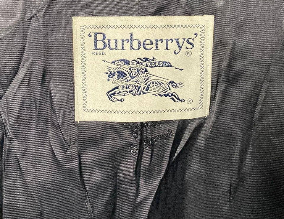 Abrigo BURBERRY WOOL/CASHMERE - Talla UK14 - Azul Marino - Excelente Estado - Para Mujer’s Foto 2 de 4