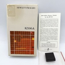 Hewlett Packard HP-41C Memory Module HP 82106A In Box W/ Manual