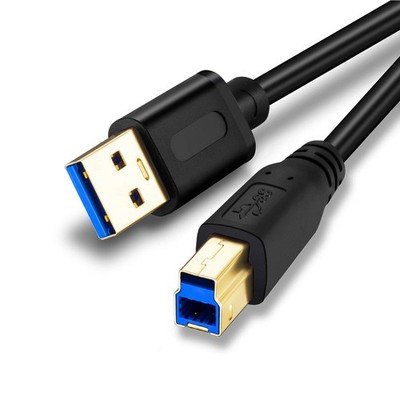 USB 3.0 Cable A to B 3Ft, Superspeed USB 3.0 A-B Cable - for Scanner, Printer...